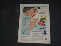 1952 DECEMBER WOMAN'S DAY MAGAZINE - SNOW COVERED HOUSE & CHURCH COVER - B 4049