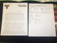 1994 TRENTON THUNDER OFFICIAL SCORECARD - INAUGURAL SEASON - LOT OF 2 - B 6482
