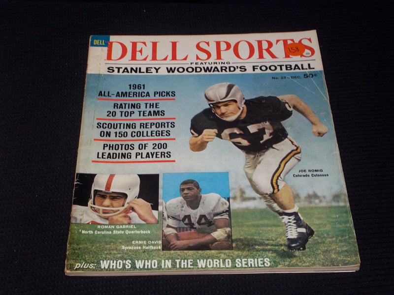 1961 DECEMBER DELL SPORTS MAGAZINE - JOE ROMIG FRONT COVER - E 3617