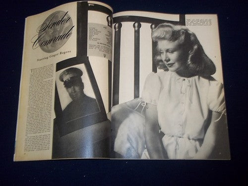1944 FEBRUARY MOVIE STORY MAGAZINE - GINGER ROGERS - ROBERT RYAN - SP 4434
