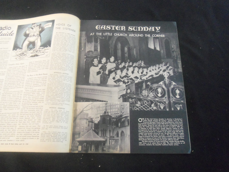 1938 APRIL 23 RADIO GUIDE MAGAZINE - HAL KEMP COVER - SP 9517M