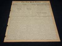 1920 MAY 21 NEW YORK TIMES NEWSPAPER - DIRECT ROUTING OF FREIGHT CARS - NT 8687