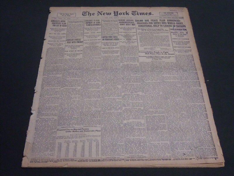 1924 JANUARY 7 NEW YORK TIMES - CARTER FINDS DATA ON PHARAOH'S REIGN - NT 7114