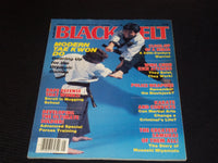 1986 MAY BLACK BELT MAGAZINE - MODERN TAE KWON DO FRONT COVER - E 7798
