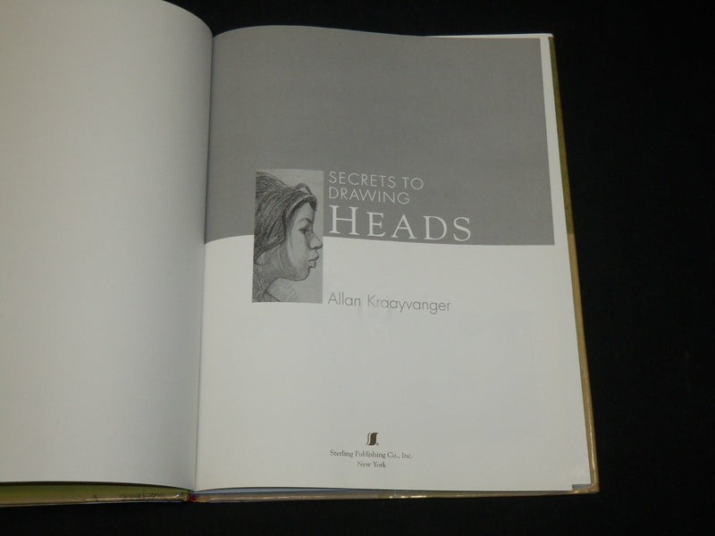 2005 SECRETS TO DRAWING HEADS HARDCOVER BOOK BY ALLAN KRAAYVANGER - I 1958