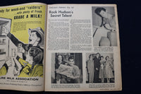 1957 JUNE 2 CHICAGO SUN-TIMES MIDWEST MAGAZINE - ROCK HUDSON COVER - E 23338