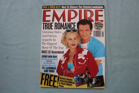 1993 NOV EMPIRE MAGAZINE - CHRISTIAN SLATER - PATRICIA ARQUETTE COVER - E 19576