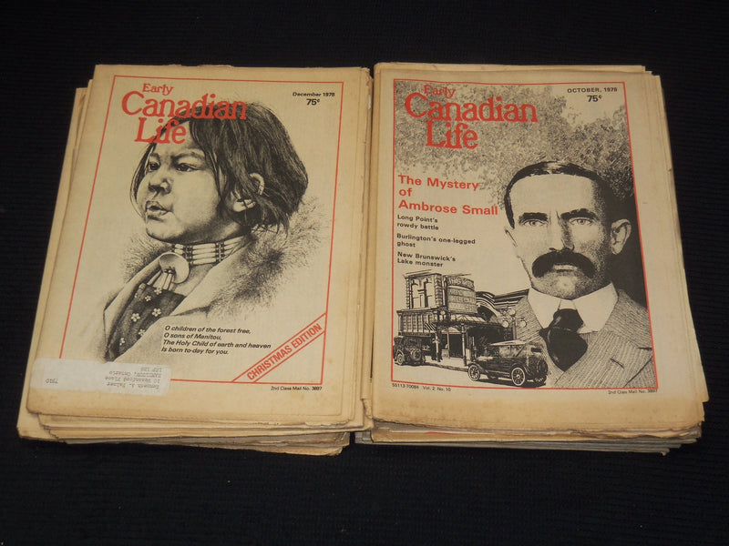 1978-1979 EARLY CANADIAN LIFE MAGAZINES LOT OF 23 ISSUES - O 3815