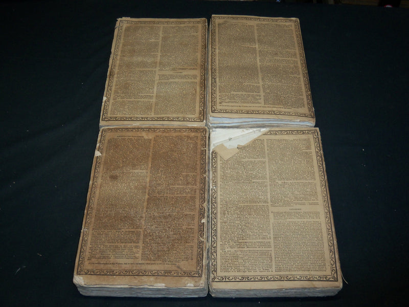 1845-1846 ENCYCLOPEDIE THEOLOGIQUE DICTIONNAIRE DE LA BIBLE LOT OF 4 - KD 4583