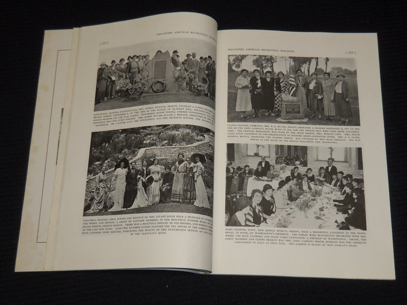 1933-1944 DAUGHTERS OF THE AMERICAN REVOLUTION MAGAZINE LOT OF 28 ISSUES- O 1121