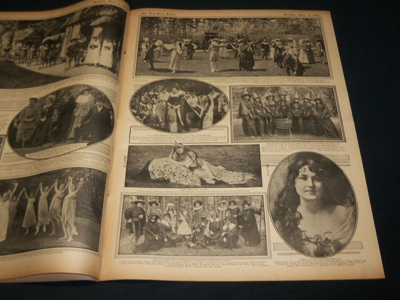 1916 JUNE 4 NEW YORK TIMES ROTO PICTURE SECTION - BELMONT PARK RACES - NT 8965