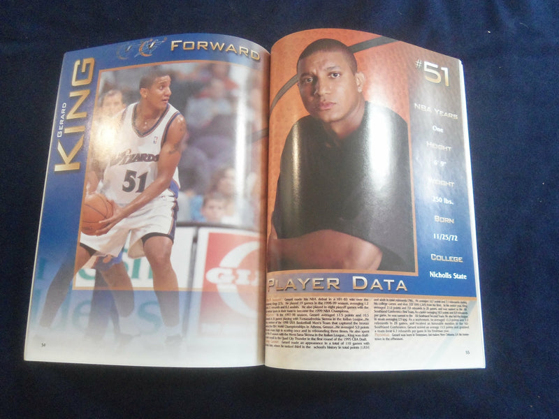 1999-2000 WASHINGTON WIZARDS YEARBOOK - ST 7124