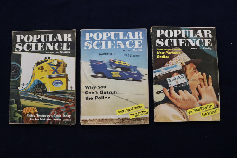 1952-1958 POPULAR SCIENCE MAGAZINE - LOT OF 11 - O 3311