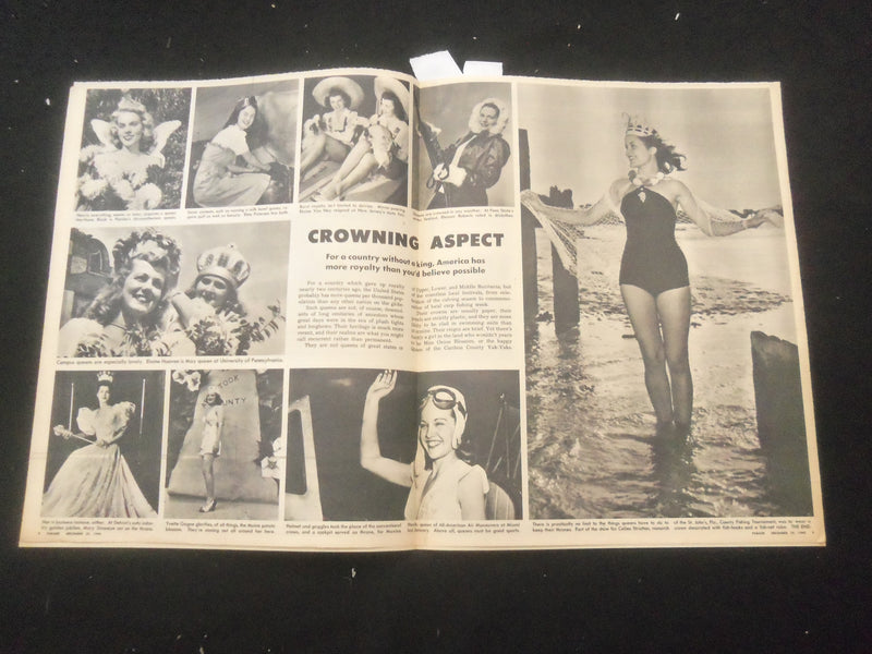 1947 DECEMBER 29 SYRACUSE HERALD AMERICAN PARADE MAGAZINE - JUNE HAVER - SP 886O