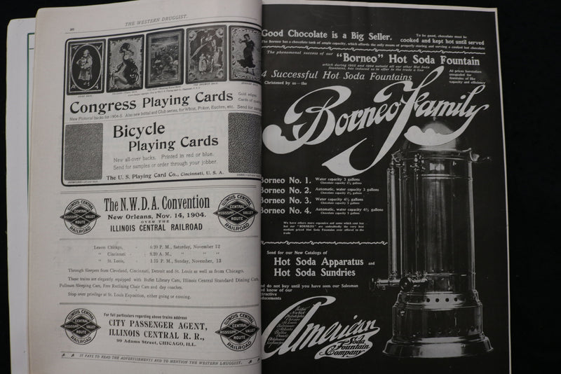 1904 OCTOBER THE WESTERN DRUGGIST - SILVER ANNIVERSARY # - COCA-COLA AD - K 2429