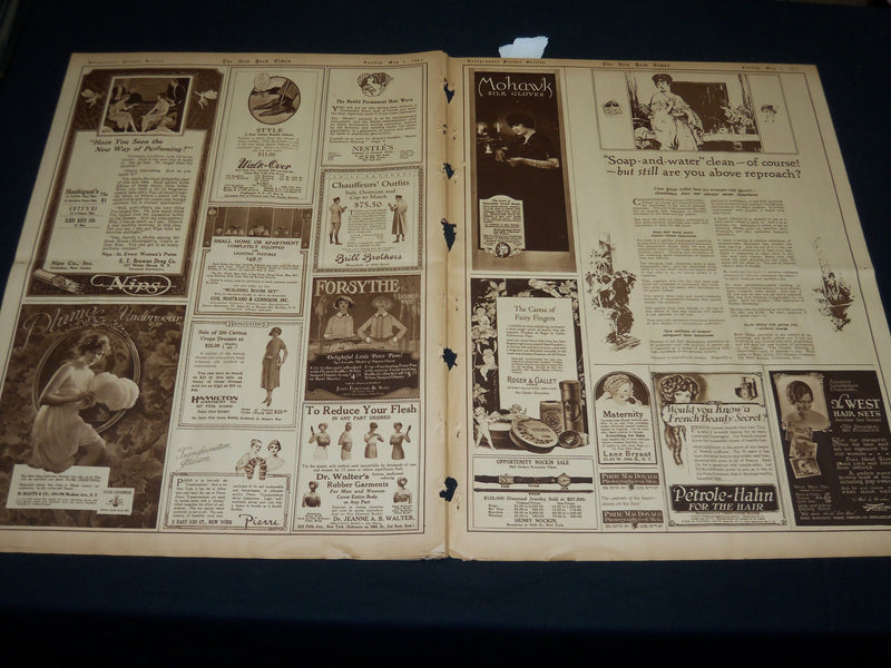 1921 MAY 1 NEW YORK TIMES PICTURE SECTION - ENRICO CARUSO - DEMPSEY - NT 8938