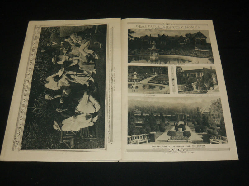 1915 AUGUST 15 THE SUN PICTORIAL MAGAZINE SECTION - AMBASSADOR GERARD - NP 5423
