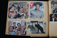 1950'S-1960'S TELEVISION STARS SCRAPBOOK -JAMES ARNESS - CHUCK CONNORS - E 24952