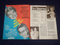 1957 MAY FILM REVIEW MAGAZINE - VIRGINIA MAYO - MARJORIE HELLEN - J 9688