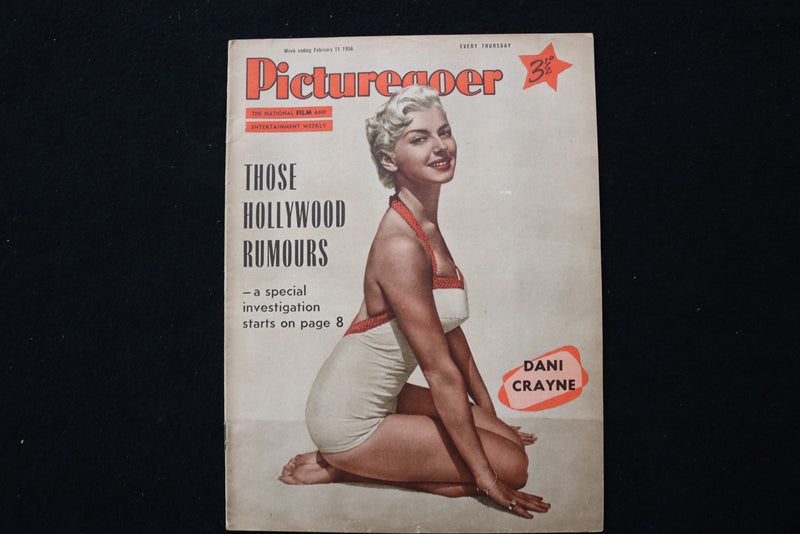 1956 FEBRUARY 11 PICTUREGOER MAGAZINE - DANI CRAYNE COVER - E 26001