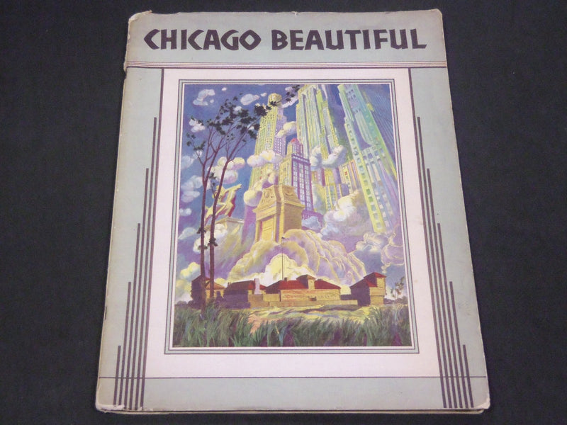 1932 CHICAGO BEAUTIFUL BOOK PUBLISHED BY CONINE AND MILLNER - PHOTOS - J 2132
