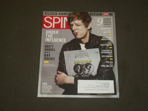 2010 APRIL SPIN MAGAZINE - BRITT DANIEL COVER - GREAT PHOTOS - B 2091