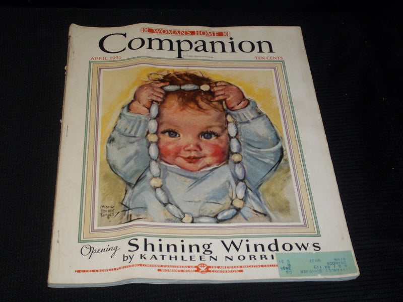 1935 APRIL WOMAN'S HOME COMPANION MAGAZINE - NICE ILLUSTRATED COVER - E 5767