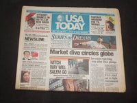 1997 OCTOBER 24-26 USA TODAY NEWSPAPER - MARKET DIVE CIRCLES GLOBE - NP 7880