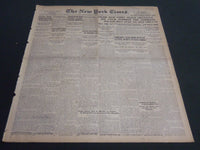 1919 APRIL 16 NEW YORK TIMES - FIUME NOW CHIEF PEACE OBSTACLE - NT 6973