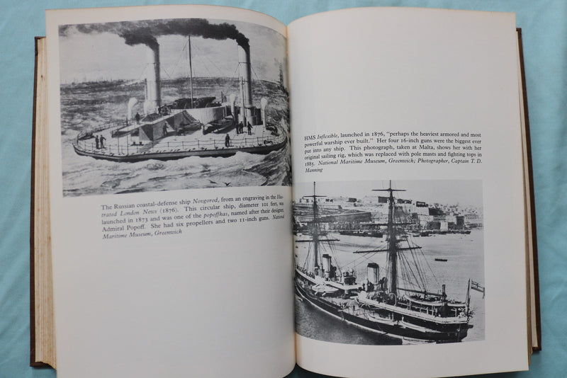 1965 THE WARSHIP IN HISTORY HARDCOVER BOOK BY PHILIP COWBURN - KD 9663