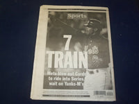 2000 OCTOBER 17 NEW YORK DAILY NEWS NEWSPAPER - NY METS WIN NL PENNANT - NP 4062