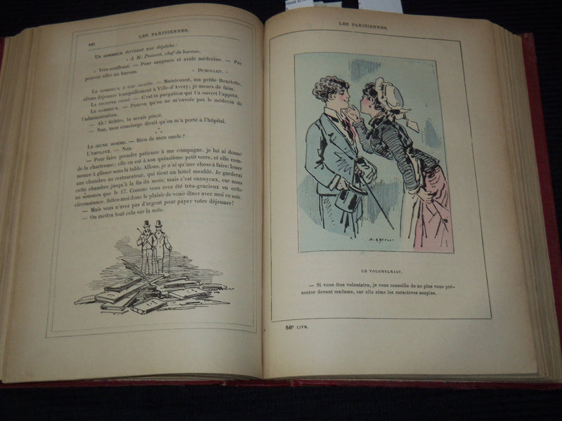 1800'S-1900'S LES PARISIENNES PAR GREVIN & HUART FRENCH VOLUME - KD 879D