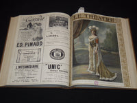 1908 JANUARY-JUNE LE THEATRE MAGAZINE BOUND VOLUME - 12 ISSUES - KD 2278B