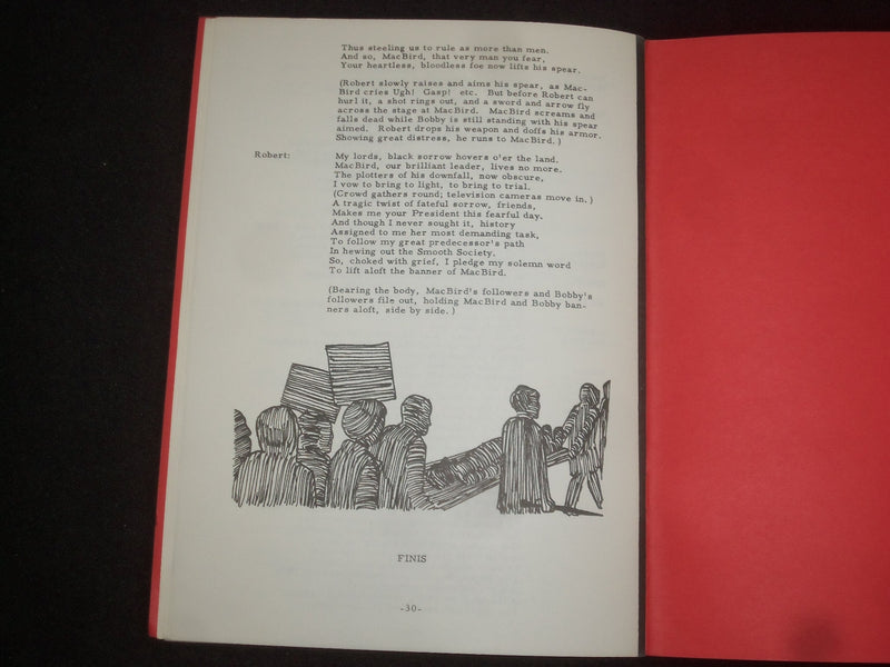 1966 MAC BIRD! SOFTCOVER BOOK BY BARBARA GARSON - J 9819
