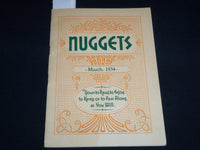 1934 MARCH NUGGETS MAGAZINE VOLUME 21 NO. 2 - J 8841
