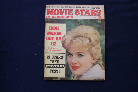 1961 FEBRUARY MOVIE STARS MAGAZINE - CONNIE STEVENS COVER - E 18615