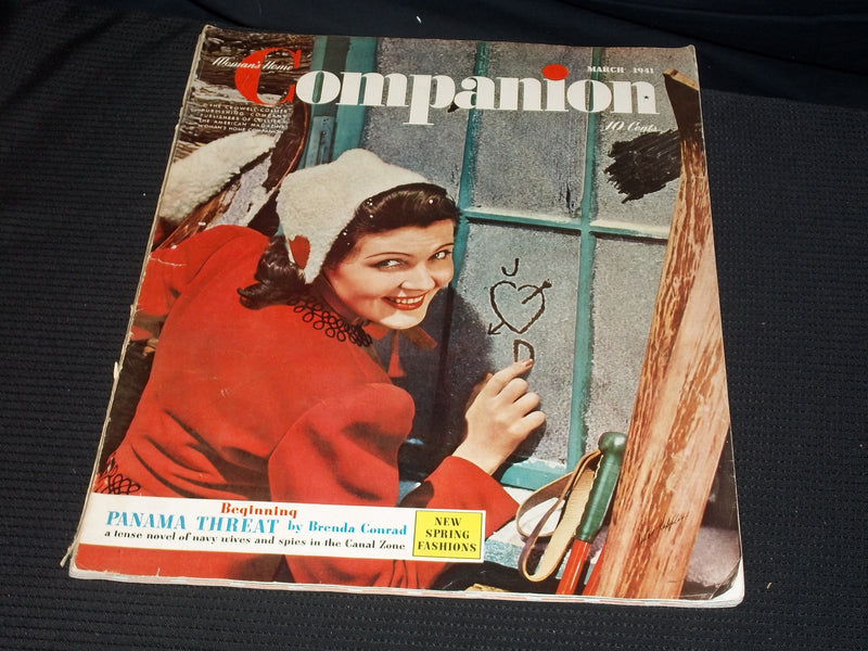 1941 MARCH WOMAN'S HOME COMPANION MAGAZINE NICE FRONT COVER - E 2644