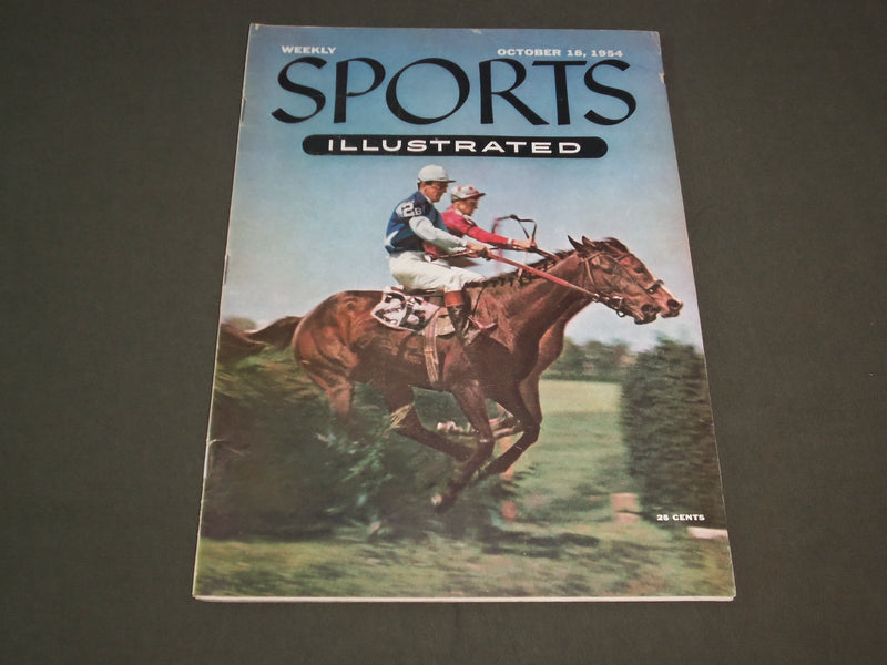 1954 OCTOBER 18 SPORTS ILLUSTRATED MAGAZINE - STEEPLECHASE RACING - SP 8707