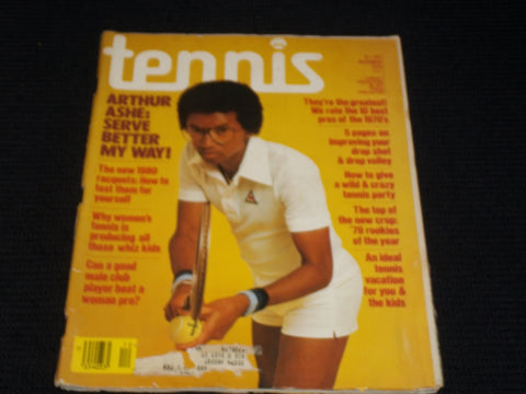 1979 DECEMBER TENNIS MAGAZINE - ARTHUR ASHE FRONT COVER - E 2250