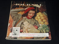 1950 MARCH LADIES HOME JOURNAL MAGAZINE - GERALDINE DENT FRONT COVER - E 4496
