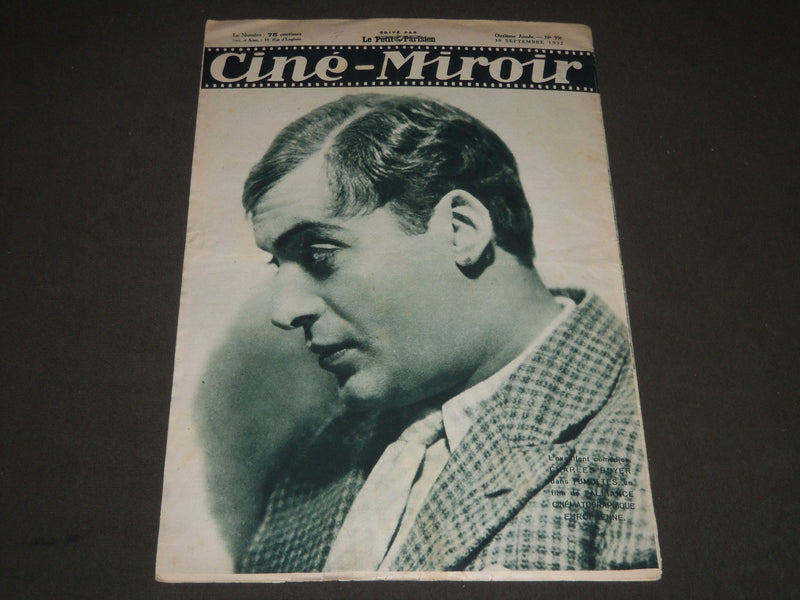1932 SEPT 30 CINE-MIROIR MAGAZINE - CHEVALIER-MACDONALD - FRENCH - ST 4767