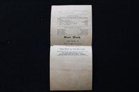 1905 MARCH 20 WALNUT ST. THEATRE PROGRAM - THE HEIR TO THE HOORAH - K 1991