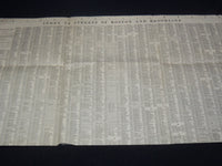 1926 LARGE MAP OF THE CITY OF BOSTON - APPROX. 32