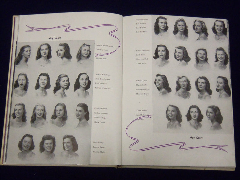 1947 THE MAID OF THE MOUNTAINS SOUTH VIRGINIA UNIVERSITY YEARBOOK VISTA - YB 676