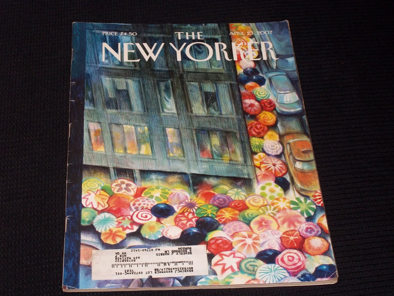 2007 APRIL 23 THE NEW YORKER MAGAZINE NICE ILLUSTRATED COVER - E 3250