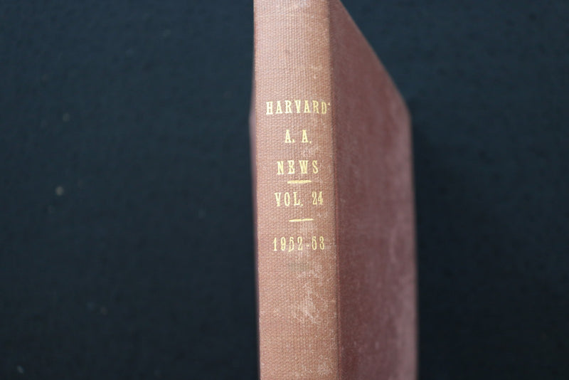 1952 HARVARD FOOTBALL PROGRAMS - BOUND VOLUME - KD 9570