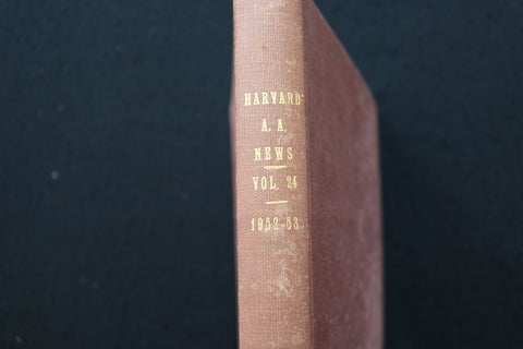 1952 HARVARD FOOTBALL PROGRAMS - BOUND VOLUME - KD 9570