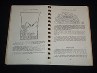 1960 CARNIVAL GLASS ONE HUNDRED PATTERNS BOOK BY MARION T. HARTUNG - J 9119
