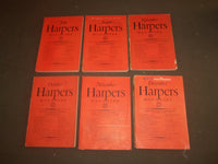 1930 HARPER'S MONTHLY MAGAZINE - LOT OF 11 - STORIES & ILLUSTRATIONS - WR 1000D