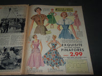 1950 JUNE 11 SUNDAY MIRROR MAGAZINE SECTION - ELEANOR PARKER COVER - J 2910